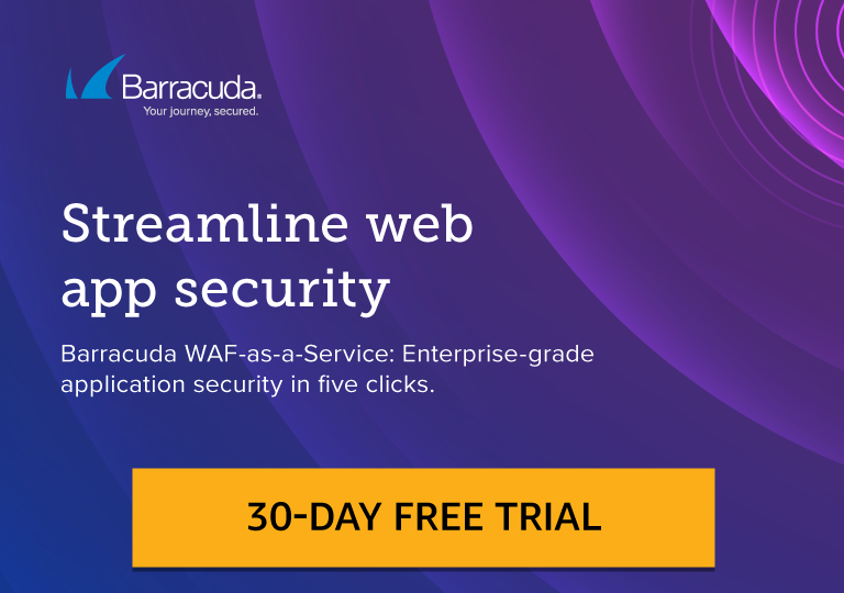 Barracuda WAF-as-a-Service. Start your free 30-day trial on AWS Marketplace